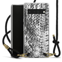 Carry Case Transparent Leather black/gold