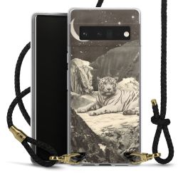 Carry Case Transparent Leather black/gold