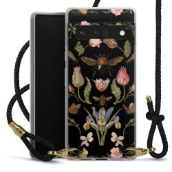 Carry Case Transparent Leather black/gold