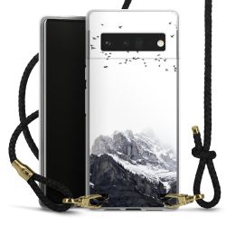 Carry Case Transparent Leather black/gold