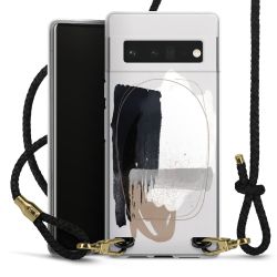 Carry Case Transparent Leather black/gold