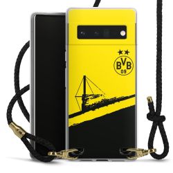 Carry Case Transparent Leather black/gold