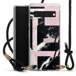 Carry Case Transparent Leather black/gold