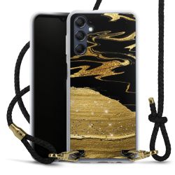 Carry Case Transparent Leather black/gold