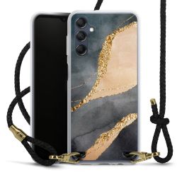 Carry Case Transparent Leather black/gold