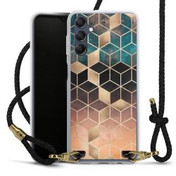 Carry Case Transparent Leather black/gold