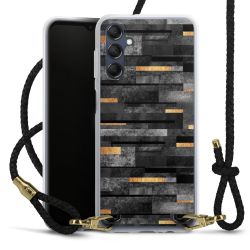 Carry Case Transparent Leather black/gold