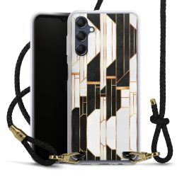 Carry Case Transparent Leather black/gold