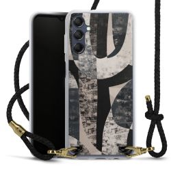 Carry Case Transparent Leather black/gold