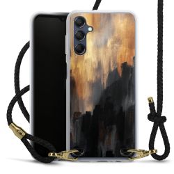 Carry Case Transparent Leather black/gold