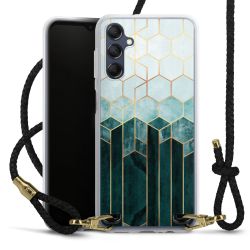 Carry Case Transparent Leather black/gold