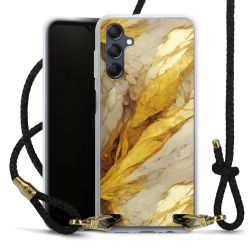 Carry Case Transparent Leather black/gold