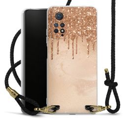 Carry Case Transparent Leather black/gold