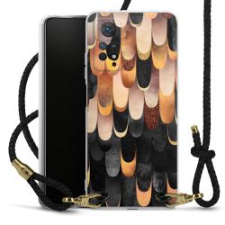 Carry Case Transparent Leather black/gold