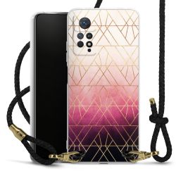 Carry Case Transparent Leather black/gold