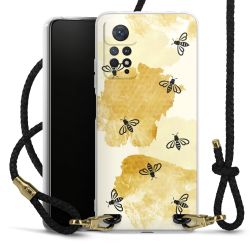 Carry Case Transparent Leather black/gold