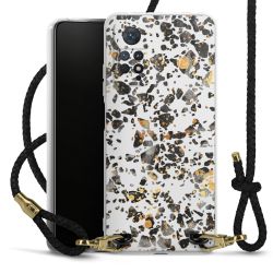 Carry Case Transparent Leather black/gold