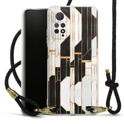 Carry Case Transparent Leather black/gold