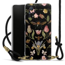 Carry Case Transparent Leather black/gold