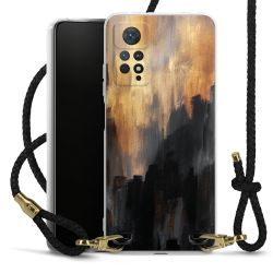 Carry Case Transparent Leather black/gold