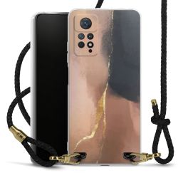 Carry Case Transparent Leather black/gold