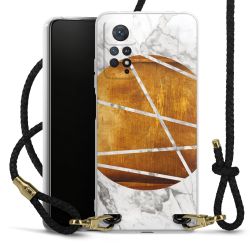 Carry Case Transparent Leather black/gold