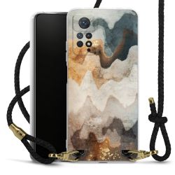 Carry Case Transparent Leather black/gold