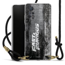 Carry Case Transparent Leather black/gold