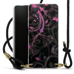 Carry Case Transparent Leather black/gold