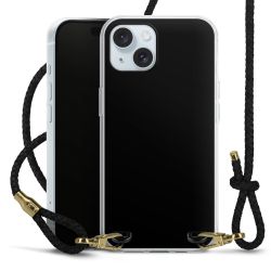 Carry Case Transparent Leather black/gold