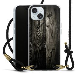 Carry Case Transparent Leather black/gold