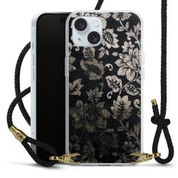 Carry Case Transparent Leather black/gold