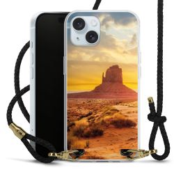 Carry Case Transparent Leather black/gold