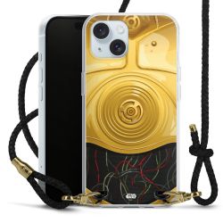 Carry Case Transparent Leather black/gold