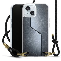 Carry Case Transparent Leather black/gold