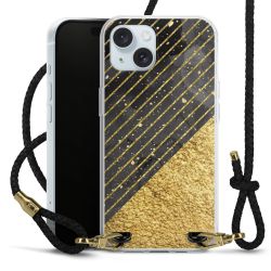 Carry Case Transparent Leather black/gold