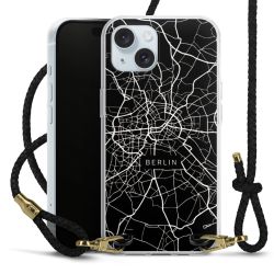 Carry Case Transparent Leather black/gold