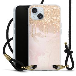 Carry Case Transparent Leather black/gold