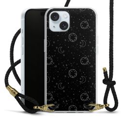 Carry Case Transparent Leather black/gold