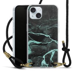 Carry Case Transparent Leather black/gold