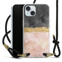 Carry Case Transparent Leather black/gold