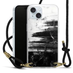 Carry Case Transparent Leather black/gold