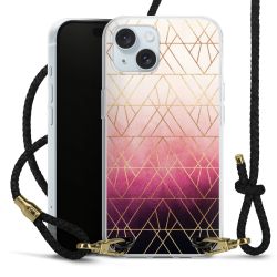 Carry Case Transparent Leather black/gold