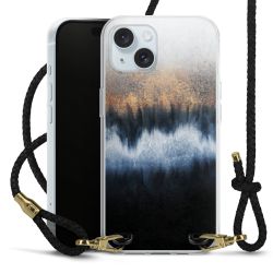 Carry Case Transparent Leather black/gold