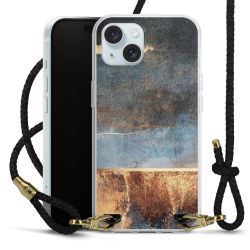 Carry Case Transparent Leather black/gold