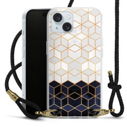 Carry Case Transparent Leather black/gold