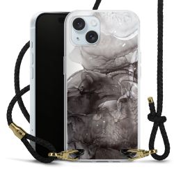 Carry Case Transparent Leather black/gold