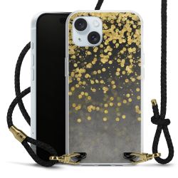 Carry Case Transparent Leather black/gold