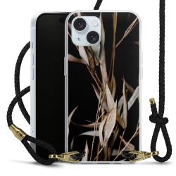 Carry Case Transparent Leather black/gold