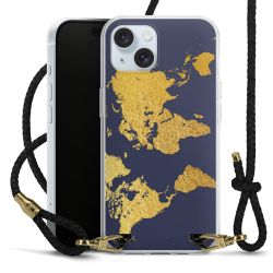 Carry Case Transparent Leather black/gold